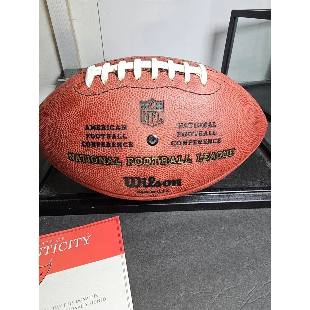 Official Gameball Signed By Cornerback Vernon Hargreaves Of The Tampa Bay...